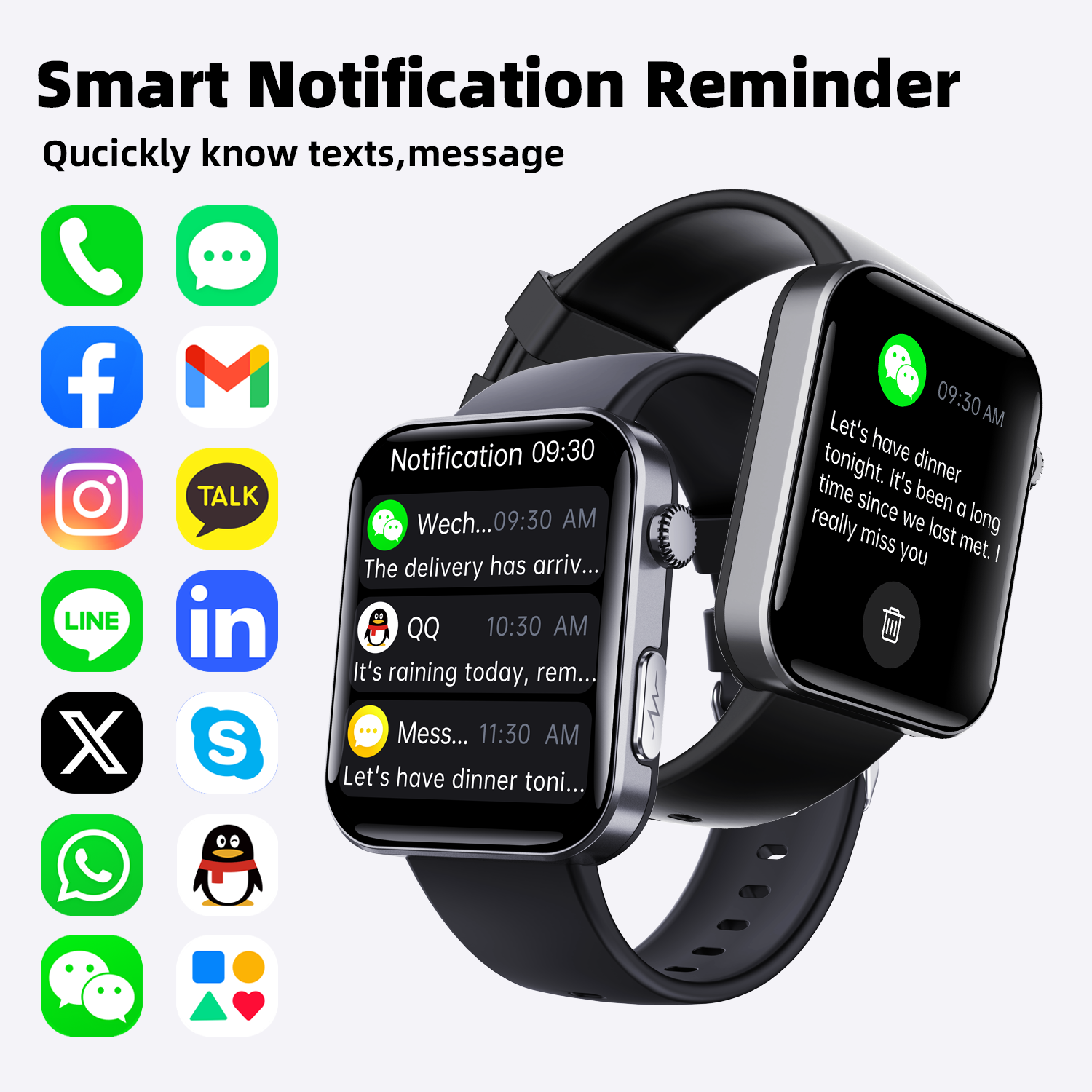 Smartwatch ECG Wautton – Pantalla 2.1" Monitor Glucosa, Presión y Temperatura