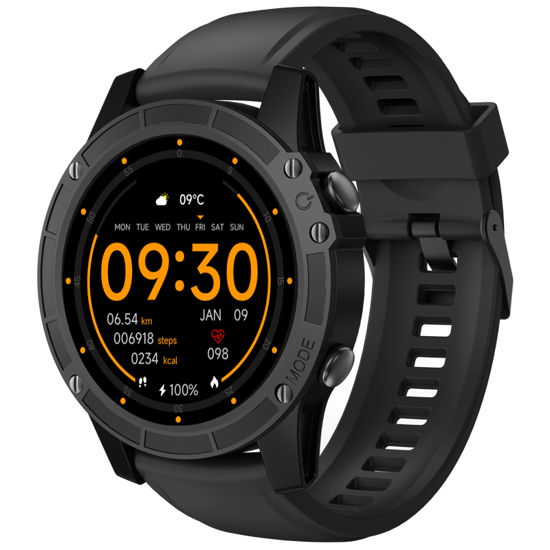 Smartwatch Resistente Wautton T35 – 1.45" Llamadas Bluetooth, iPhone y Android