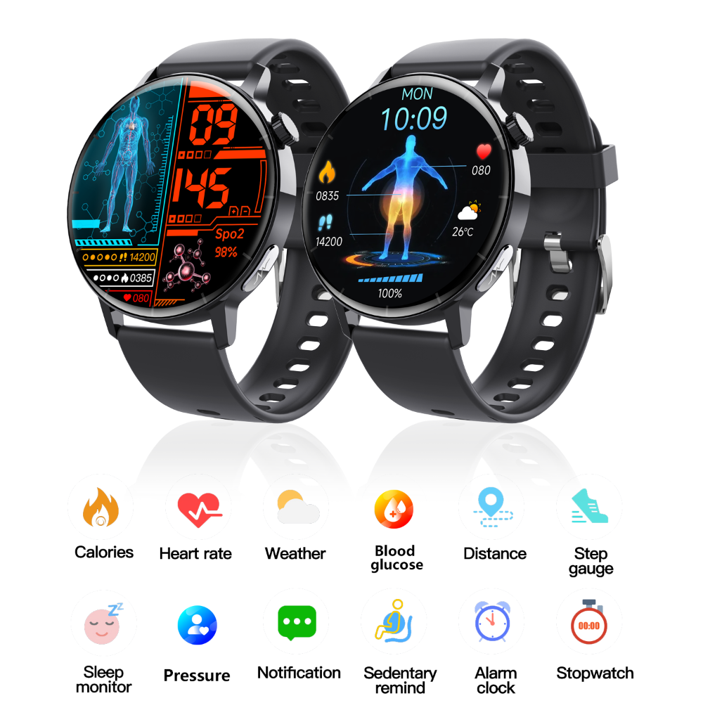 Smartwatch ECG con Monitor de Glucosa No Invasivo – Análisis de Componentes Sanguíneos