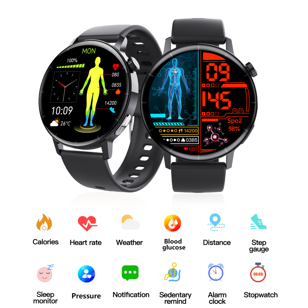 Smartwatch ECG con Monitor de Glucosa No Invasivo – Análisis de Componentes Sanguíneos