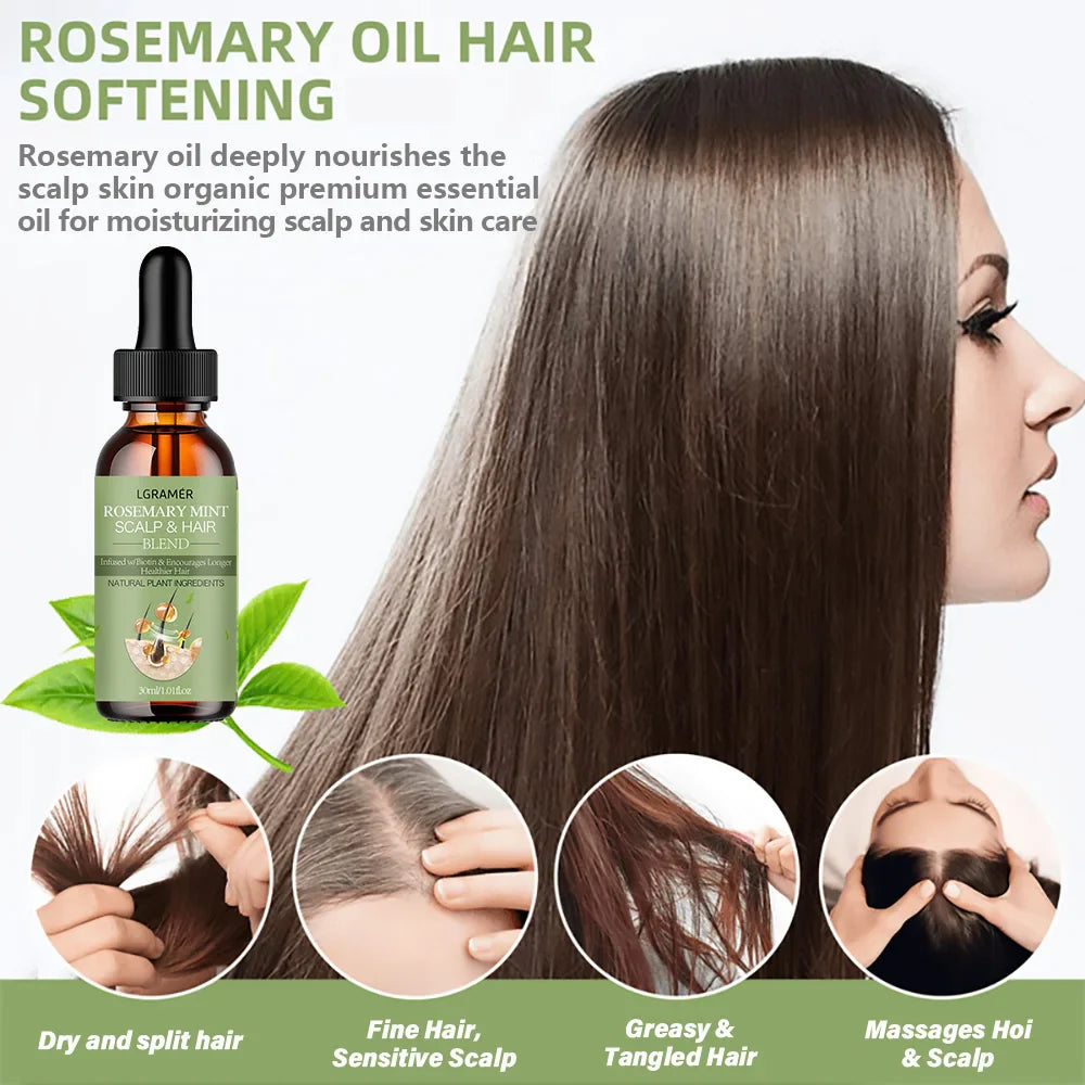 Aceite Esencial de Romero Orgánico LGRAMER – Cabello y Bienestar