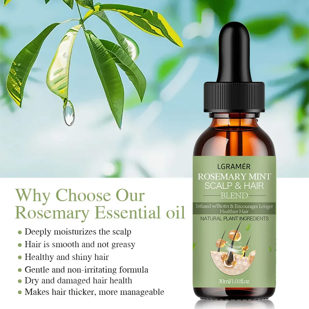 Aceite Esencial de Romero Orgánico LGRAMER – Cabello y Bienestar