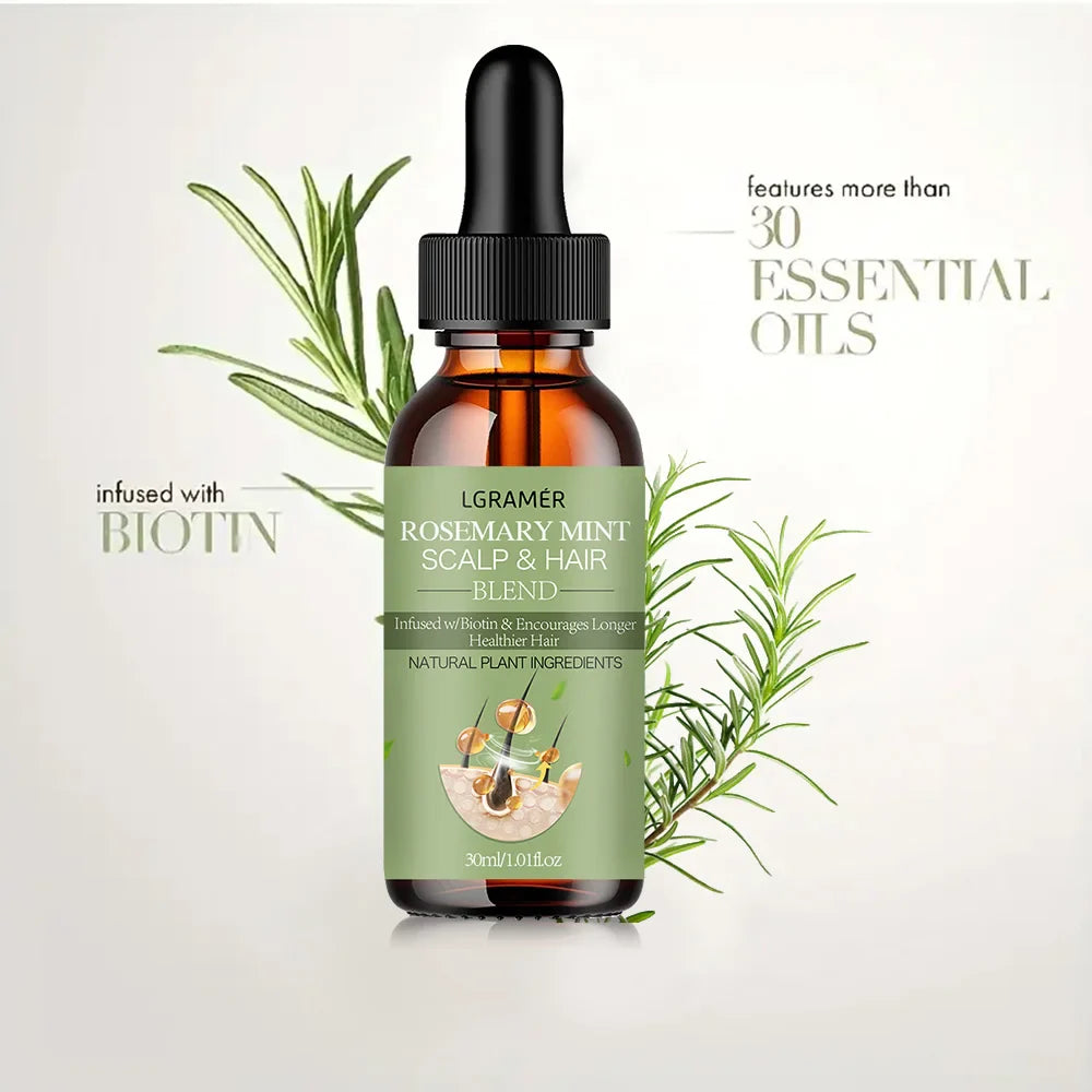Aceite Esencial de Romero Orgánico LGRAMER – Cabello y Bienestar