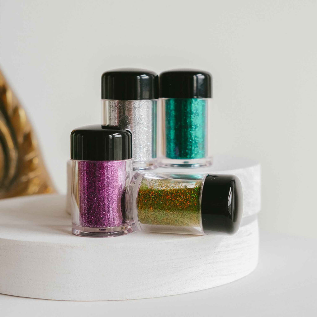 Polvo Glitter TheUniquora – Tono Amatista Ecológico 5g