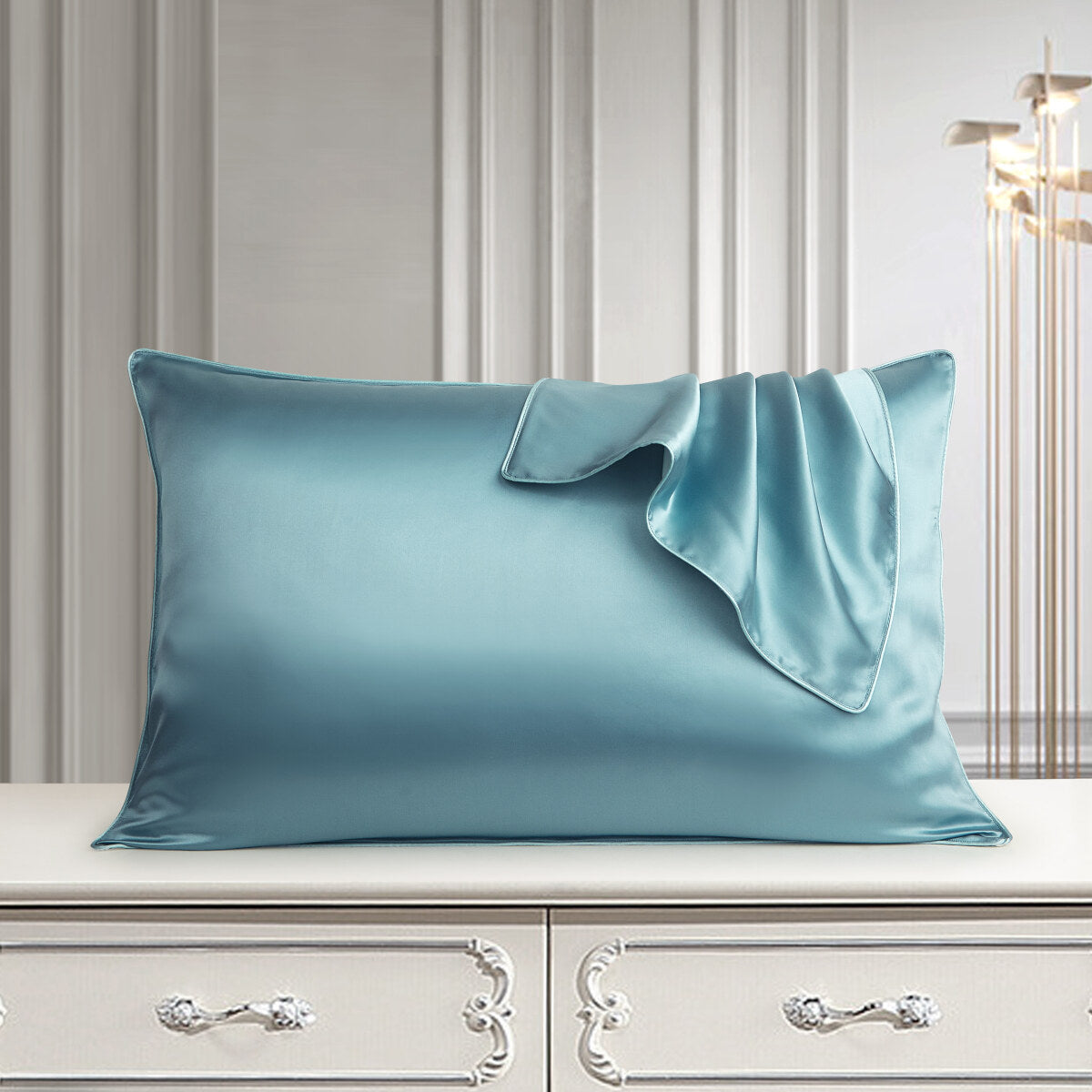 Dúo de Fundas de Almohada 0cm Seda Mulberry – 20 Colores Belleza y Confort