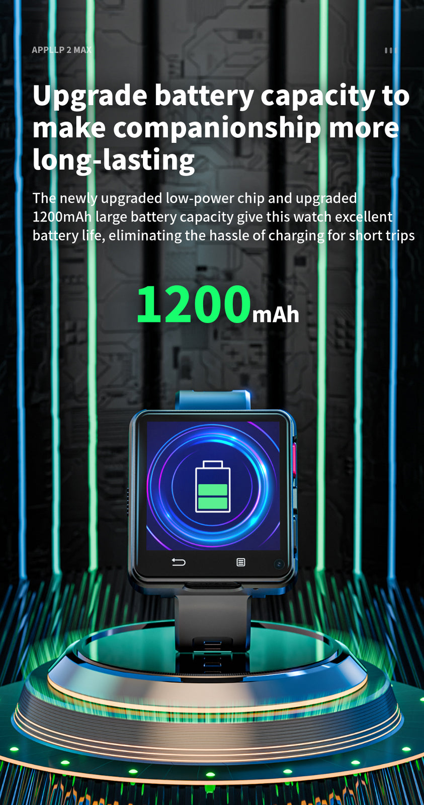 Smartwatch Teléfono 4G con Rastreador Fitness, Pantalla Táctil, Doble Cámara, GPS, WiFi y Videollamadas