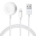 Cable Cargador Magnético USB 2 en 1 para Apple Watch Serie 10/9/8/7/6/5/4 y iPhone