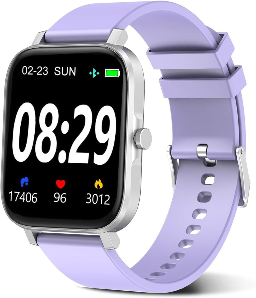 Smartwatch Hombre Mujer Resistente al Agua Monitor de Frecuencia Cardíaca para iPhone 14 15 16 Pro Max